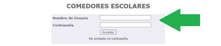 Acceso a la aplicación