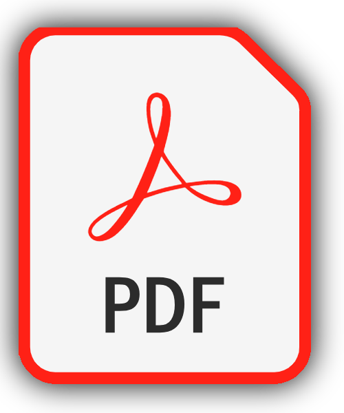 Icono PDF con fondo resaltado
